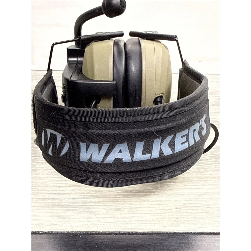 Walker's Razor Slim Electronic Hearing Protection Earmuffs With Attachment